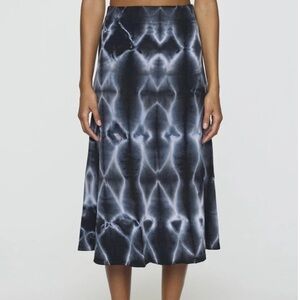 Bleusalt starlight pattern A line skirt size 2